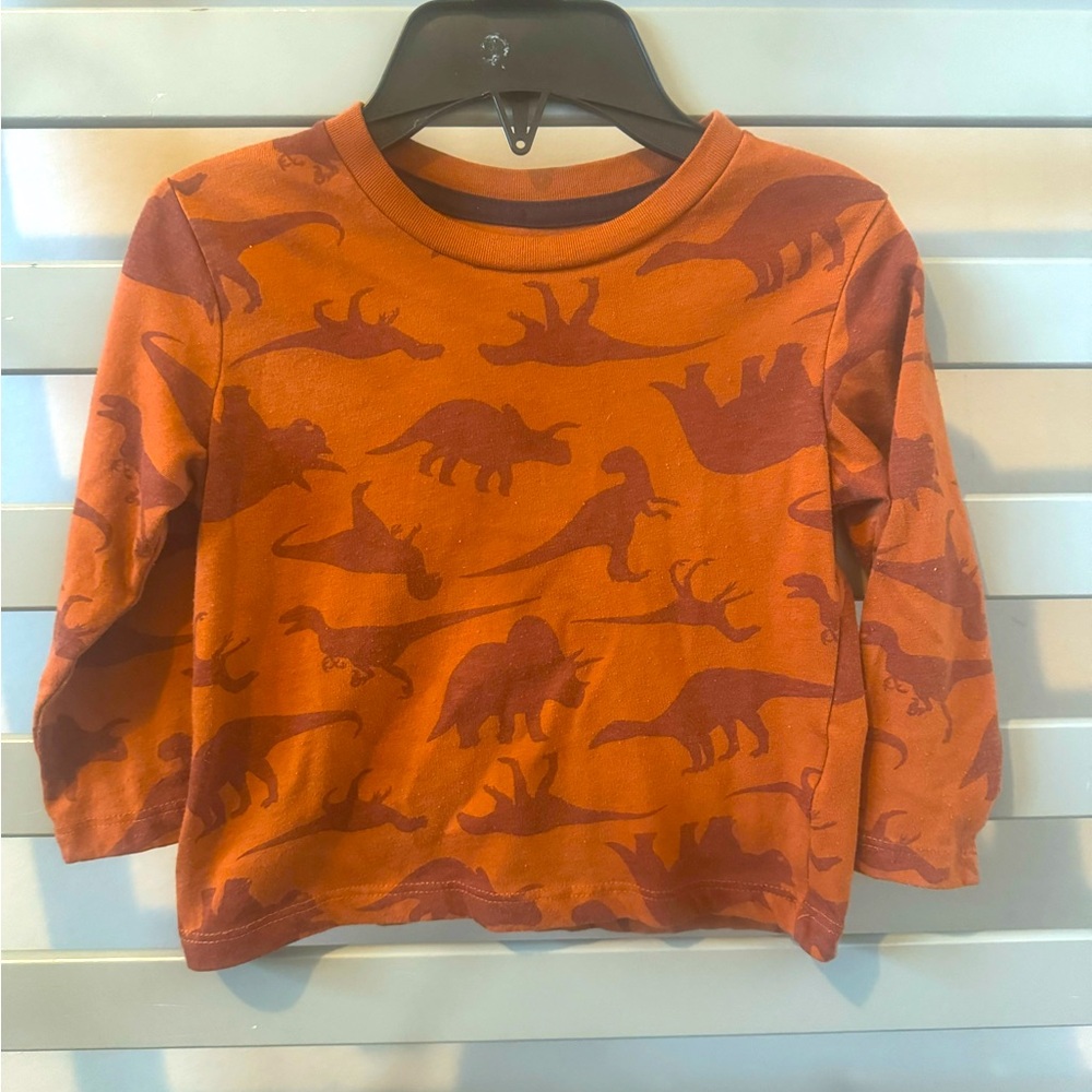 Dinosaur Toddler Boy Long Sleeve Shirt